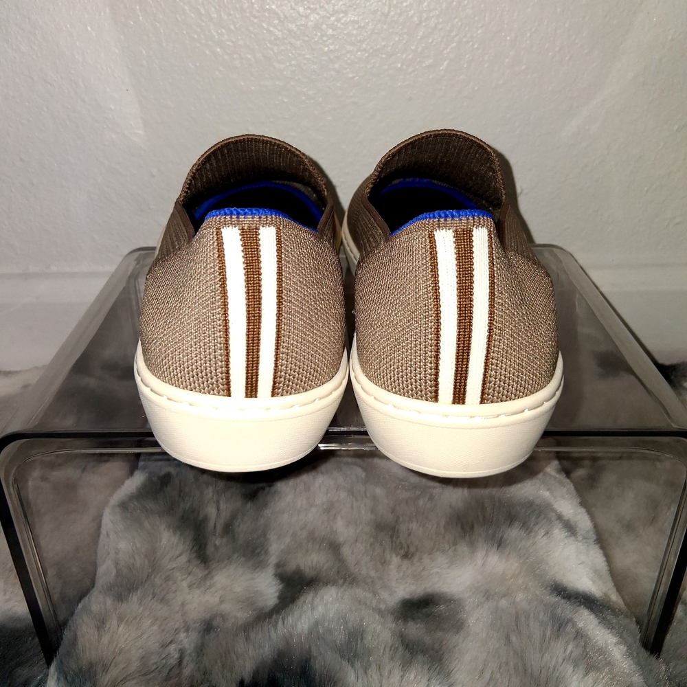 Rothy's The Original Slip-On Women's Sneakers in Latte - Picture 11 of 15